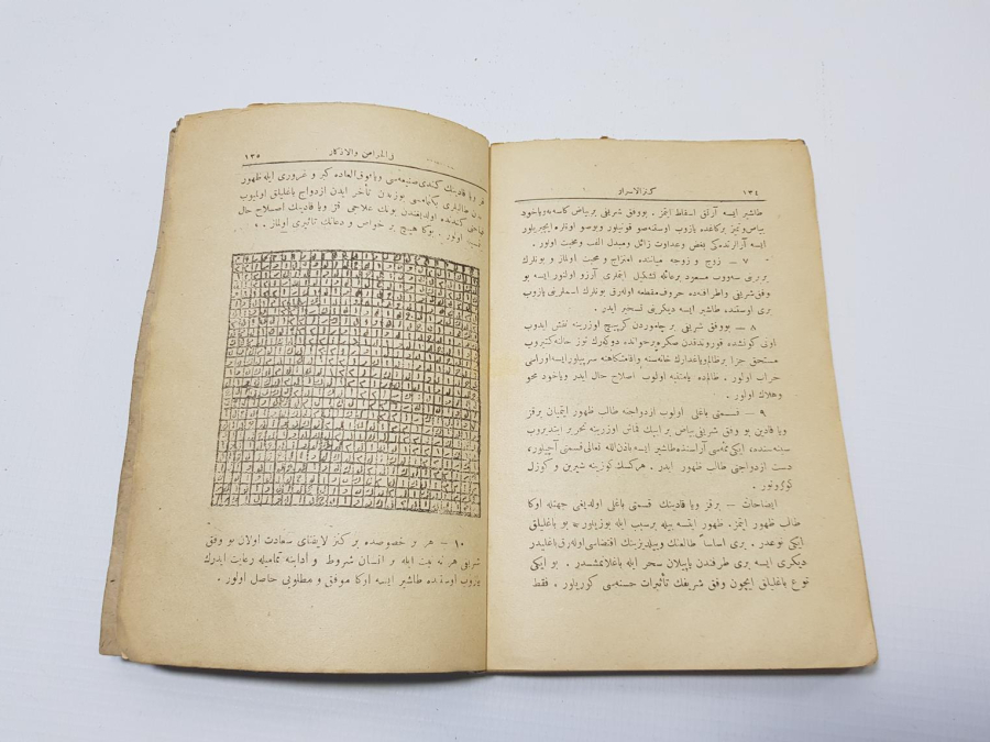 OSMANLICA BÜYÜ KİTABI: KENZ'ÜL-ESRAR Fİ'L-HAVAS VE'L-EZKAR