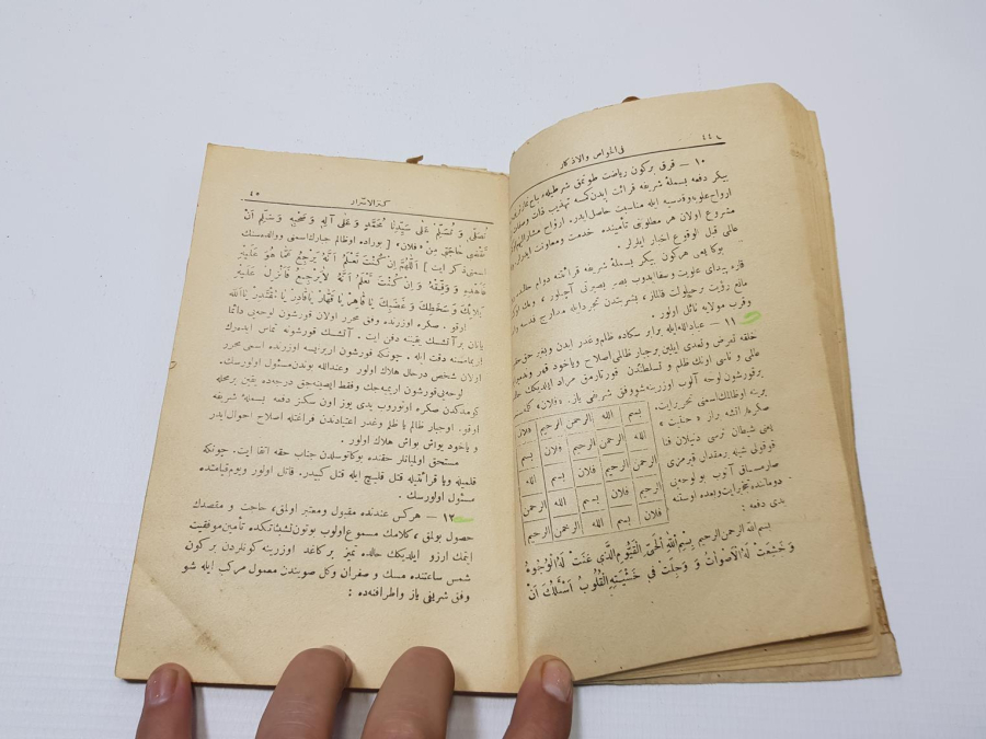 OSMANLICA BÜYÜ KİTABI: KENZ'ÜL-ESRAR Fİ'L-HAVAS VE'L-EZKAR