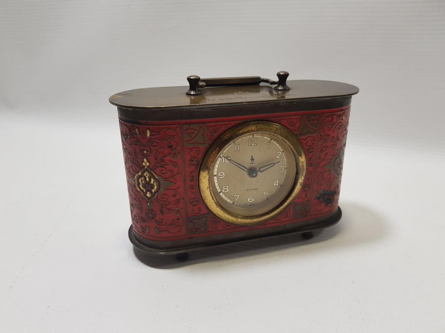 OSMANLI DÖNEMİ ŞİRKET-İ HAYRİYE YAZILI MASA SAATİ