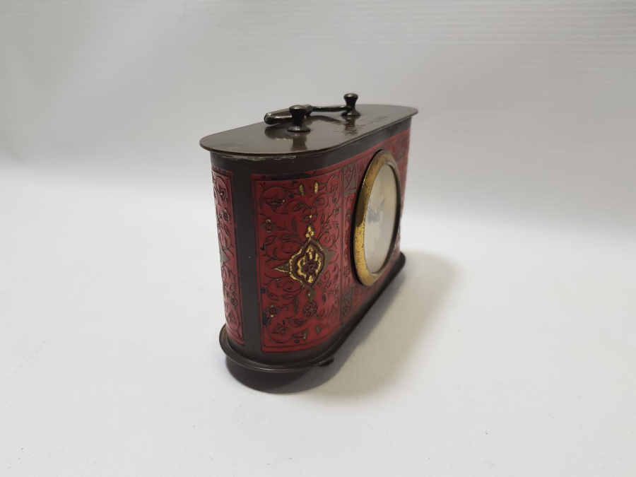 OSMANLI DÖNEMİ ŞİRKET-İ HAYRİYE YAZILI MASA SAATİ