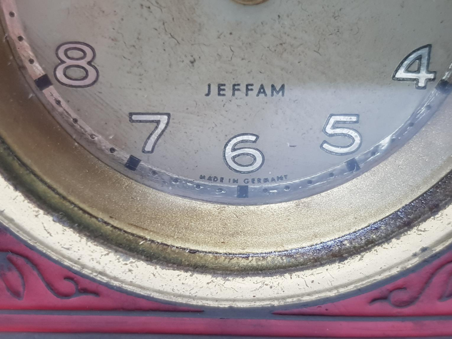 OSMANLI DÖNEMİ ŞİRKET-İ HAYRİYE YAZILI MASA SAATİ