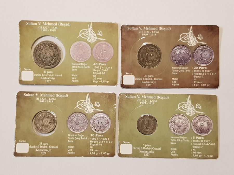 SULTAN MEHMED REŞAD DÖNEMİ ANTİKA PARALAR