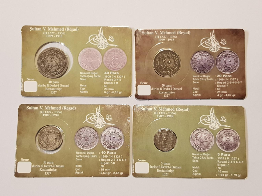 SULTAN MEHMED REŞAD DÖNEMİ ANTİKA PARALAR