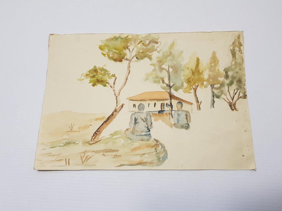 ANTİKA İMZALI SULUBOYA RESİMLER