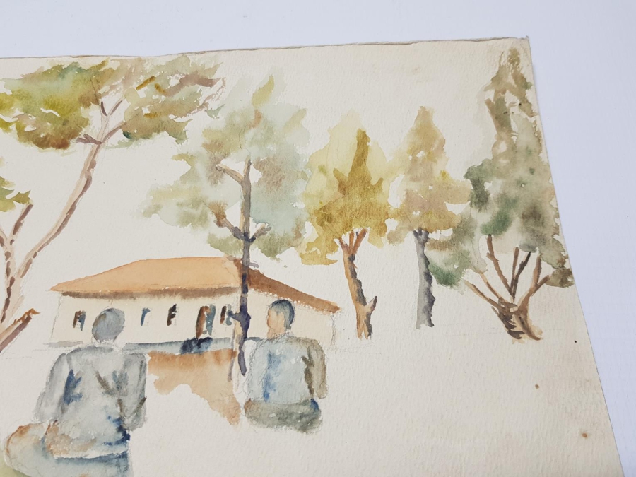 ANTİKA İMZALI SULUBOYA RESİMLER