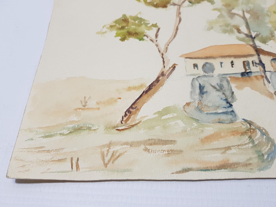 ANTİKA İMZALI SULUBOYA RESİMLER