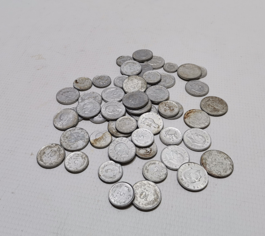 1970-1980LERDEN ANTİKA METAL PARA LOTU