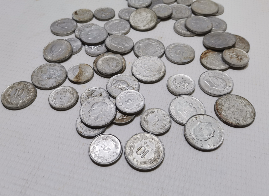 1970-1980LERDEN ANTİKA METAL PARA LOTU