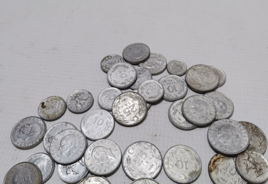 1970-1980LERDEN ANTİKA METAL PARA LOTU