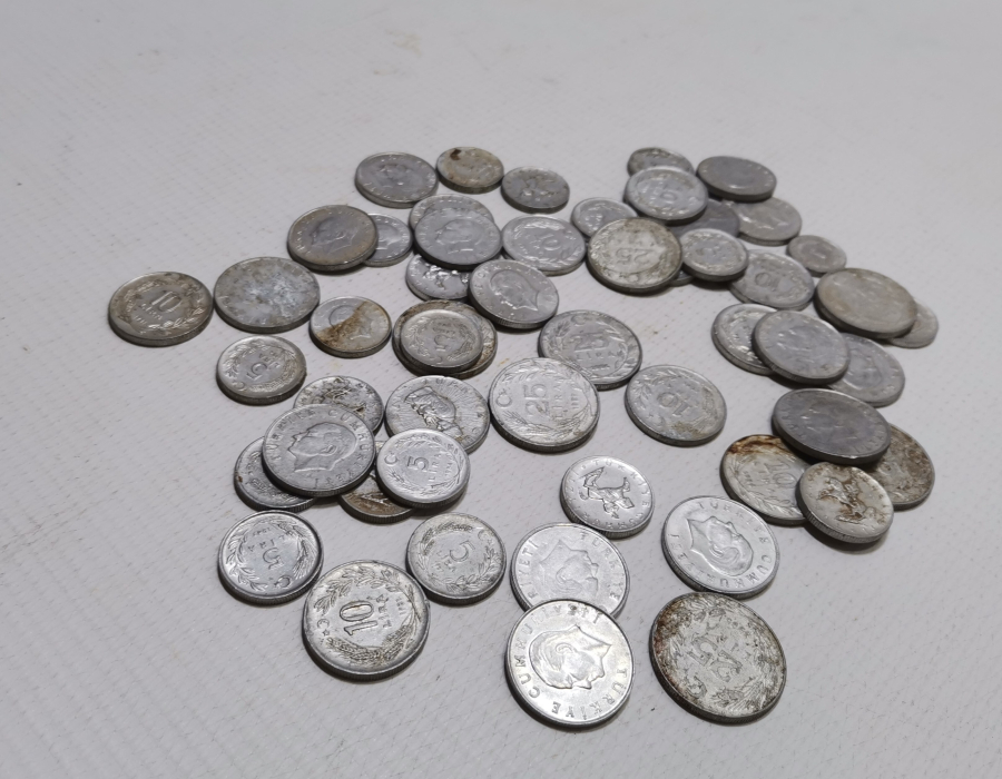 1970-1980LERDEN ANTİKA METAL PARA LOTU