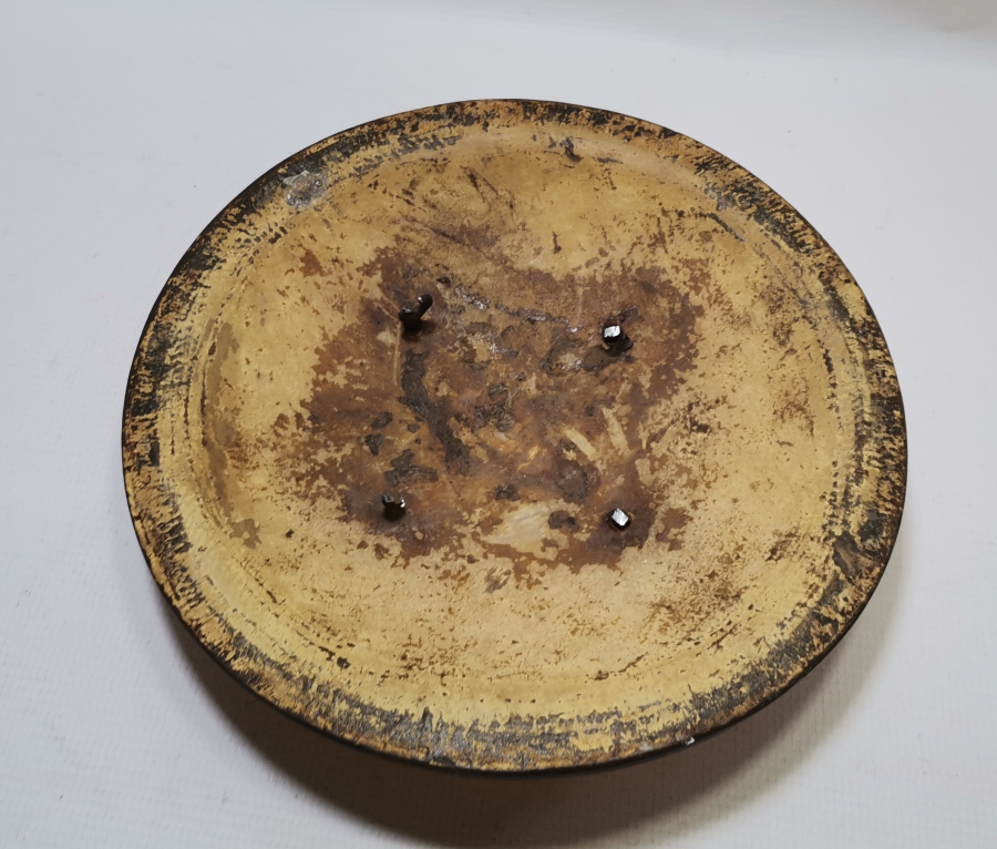 OSMANLI DÖNEMİ ÇOK NADİR FİL DERİSİ YENİÇERİ AĞA KALKANI