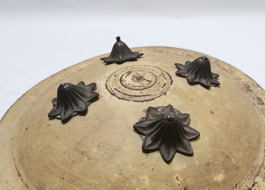 OSMANLI DÖNEMİ ÇOK NADİR FİL DERİSİ YENİÇERİ AĞA KALKANI