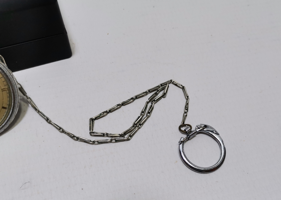 ANTİKA KURMALI LONGİNES CEP SAATİ