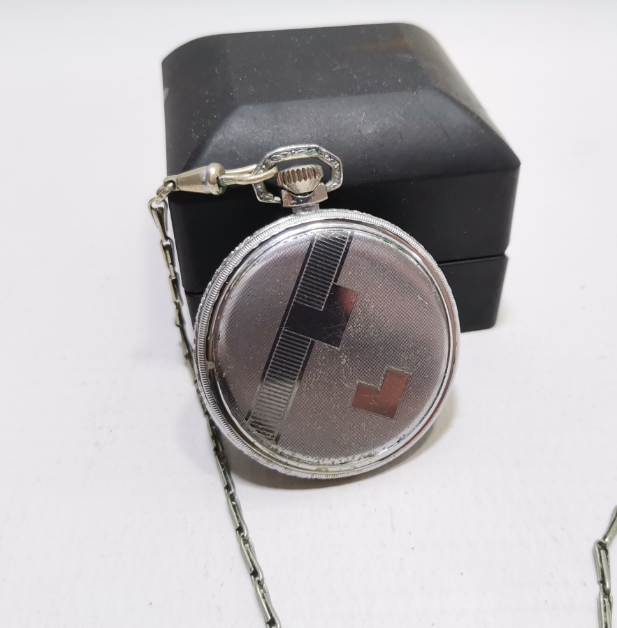 ANTİKA KURMALI LONGİNES CEP SAATİ