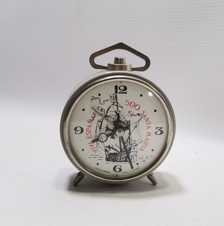 ANTİKA KURMALI RUS MASA SAATİ