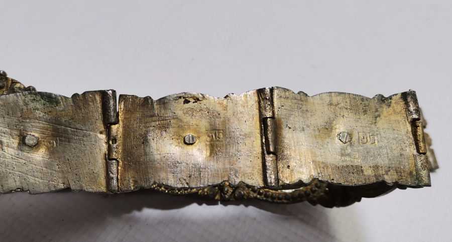 HER BAKLASI VAN DAMGALI OSMANLI DÖNEMİ SAVATLI GÜMÜŞ GELİN KEMERİ