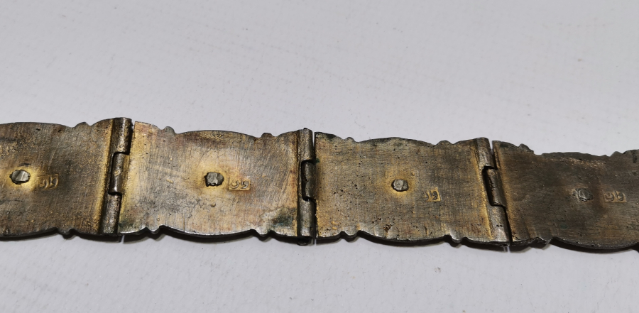 HER BAKLASI VAN DAMGALI OSMANLI DÖNEMİ SAVATLI GÜMÜŞ GELİN KEMERİ