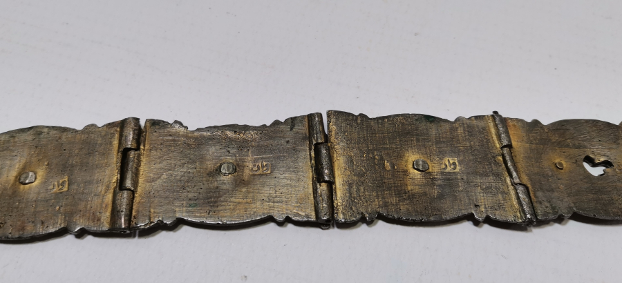 HER BAKLASI VAN DAMGALI OSMANLI DÖNEMİ SAVATLI GÜMÜŞ GELİN KEMERİ