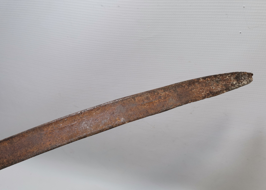 ÜZERİ İŞLEMELİ VE YAZILI OSMANLI DÖNEMİ NADİR FORMDA LEVANTEN YATAĞANI - DENİZCİ YATAĞANI