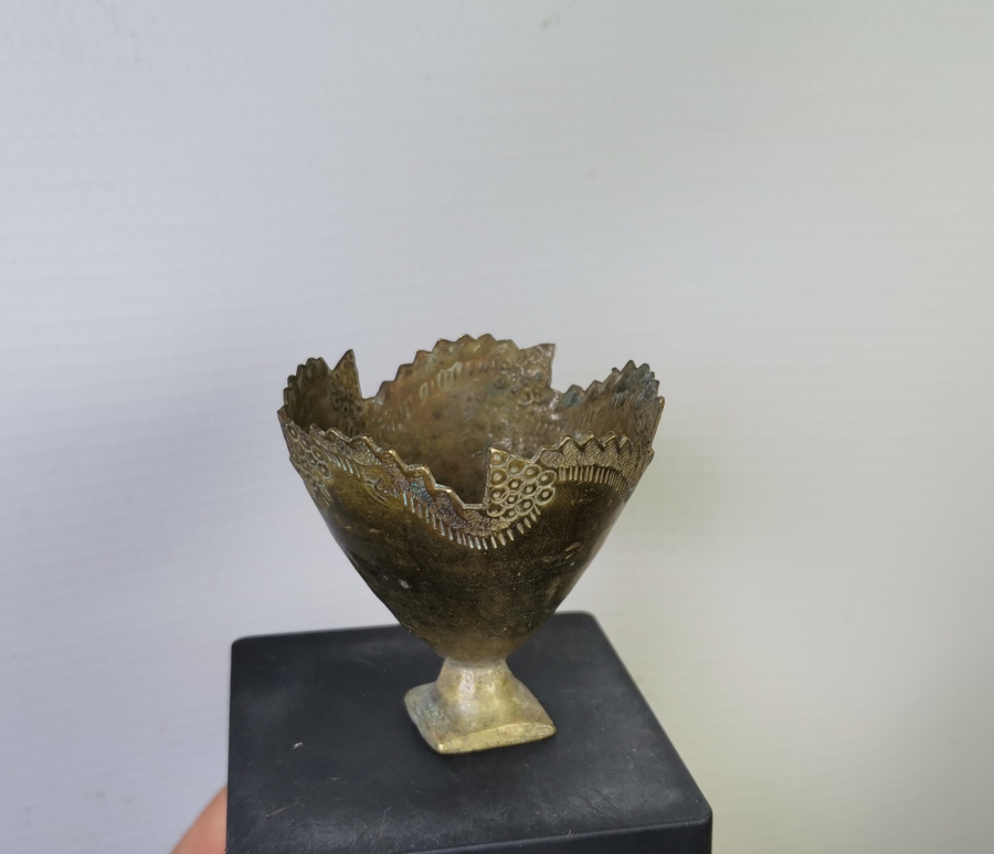 ÜZERİ KALEM VE KABARTMA İŞÇİLİKLİ OSMANLI DÖNEMİ SÜLEYMANİYE FİNCAN ZARFI