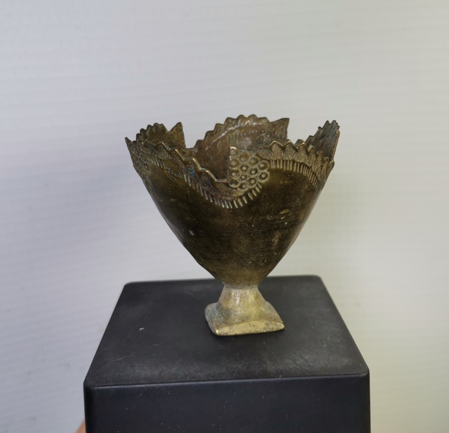 ÜZERİ KALEM VE KABARTMA İŞÇİLİKLİ OSMANLI DÖNEMİ SÜLEYMANİYE FİNCAN ZARFI