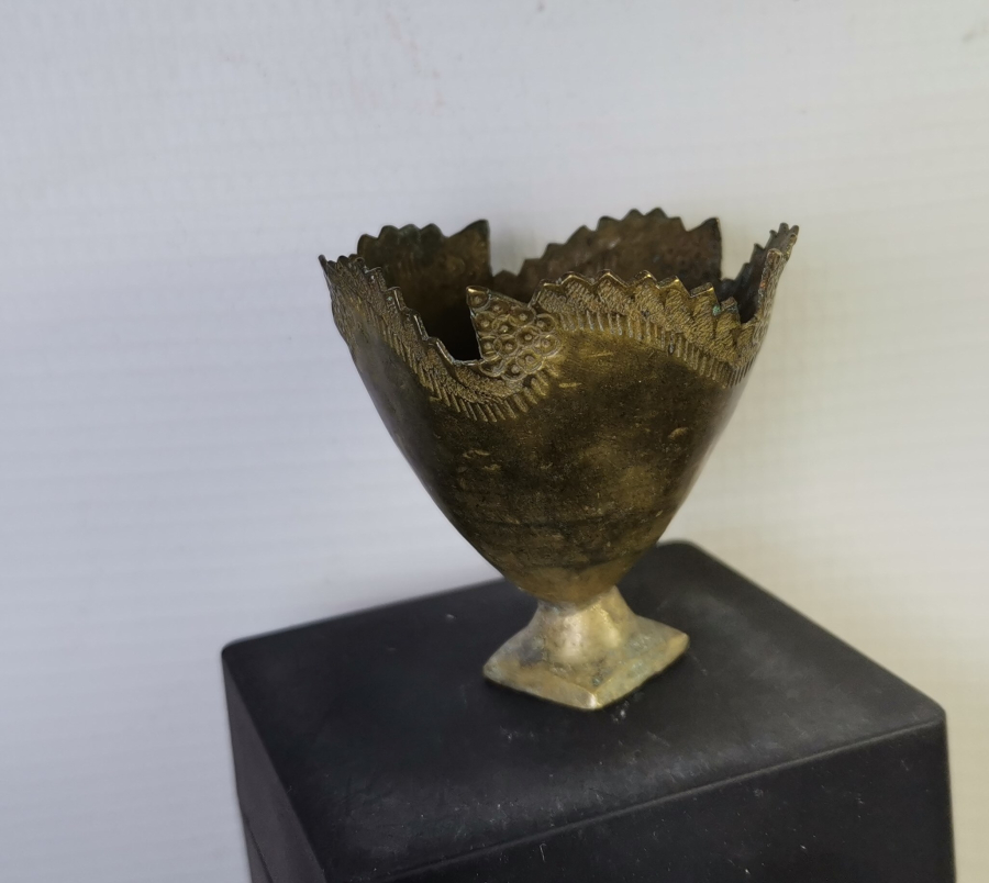 ÜZERİ KALEM VE KABARTMA İŞÇİLİKLİ OSMANLI DÖNEMİ SÜLEYMANİYE FİNCAN ZARFI