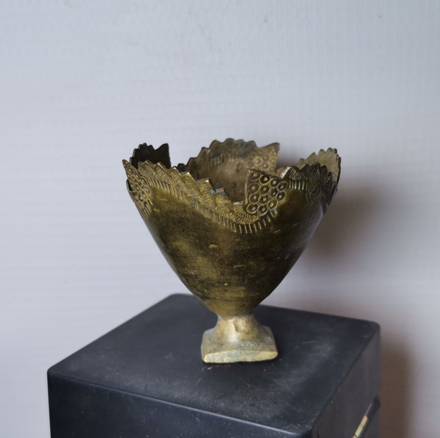 ÜZERİ KALEM VE KABARTMA İŞÇİLİKLİ OSMANLI DÖNEMİ SÜLEYMANİYE FİNCAN ZARFI