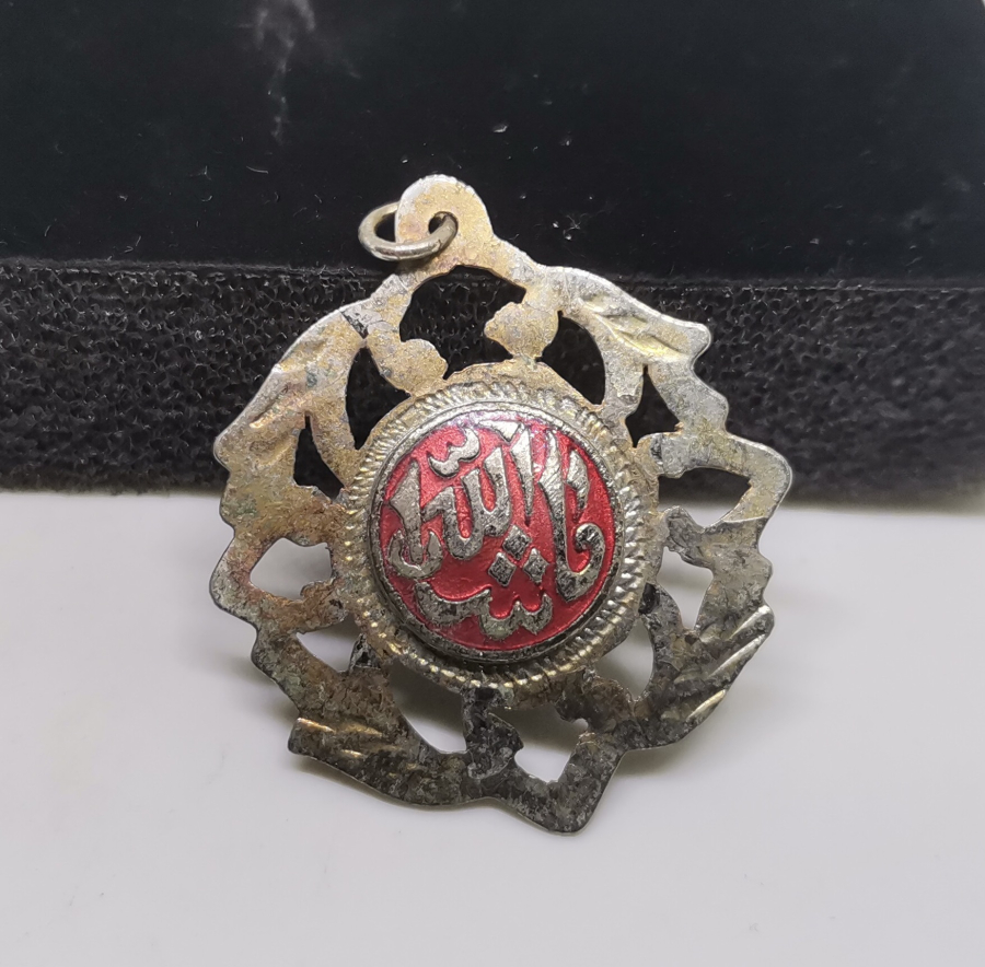 ÜZERİ KALEM VE MİNE İŞÇİLİKLİ OSMANLI DÖNEMİ KOLYE UCU