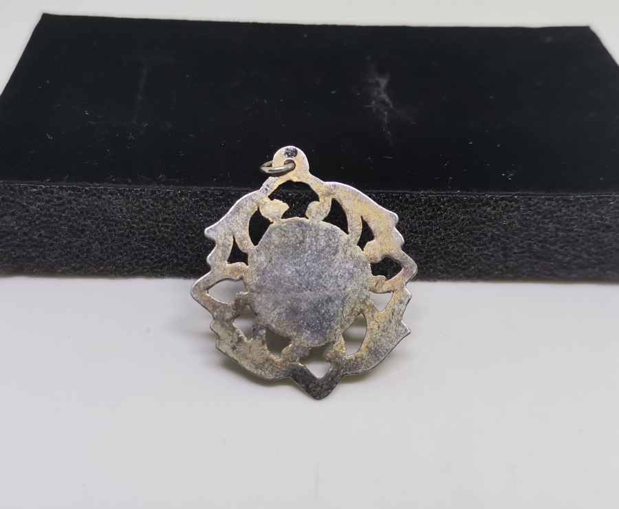 ÜZERİ KALEM VE MİNE İŞÇİLİKLİ OSMANLI DÖNEMİ KOLYE UCU