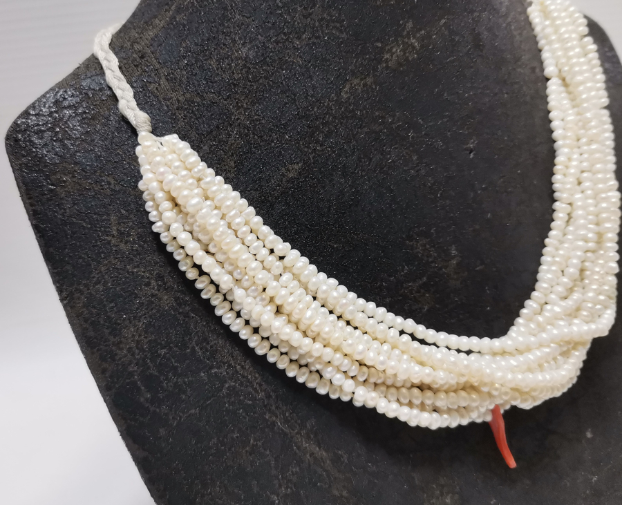 OSMANLI DÖNEMİ MERCANLI KUM İNCİ GERDANLIK