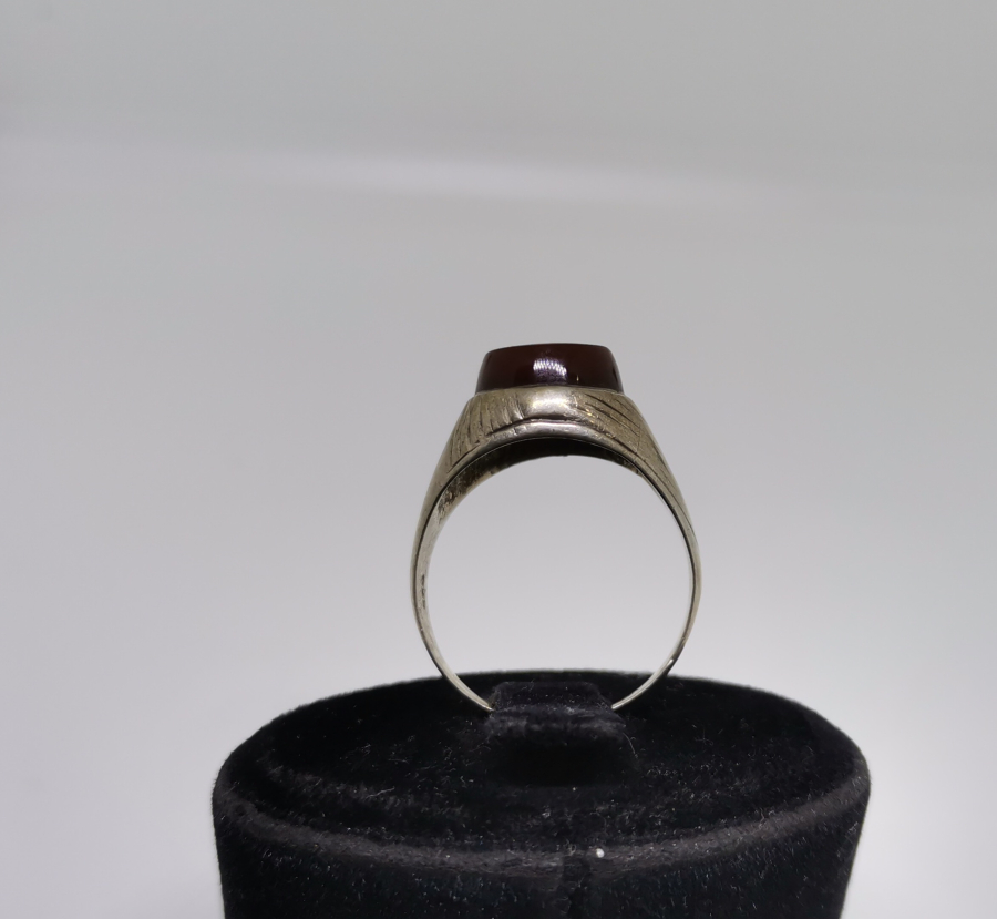 YEMEN AKİĞİ HAC HATIRASI GÜMÜŞ YÜZÜK