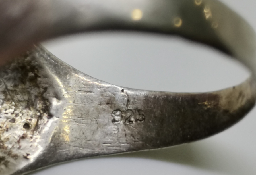 YEMEN AKİĞİ HAC HATIRASI GÜMÜŞ YÜZÜK