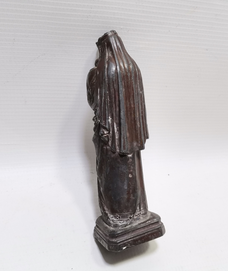 ANTİKA MERYEM VE İSA GÖRSELLİ TUTYA HEYKEL