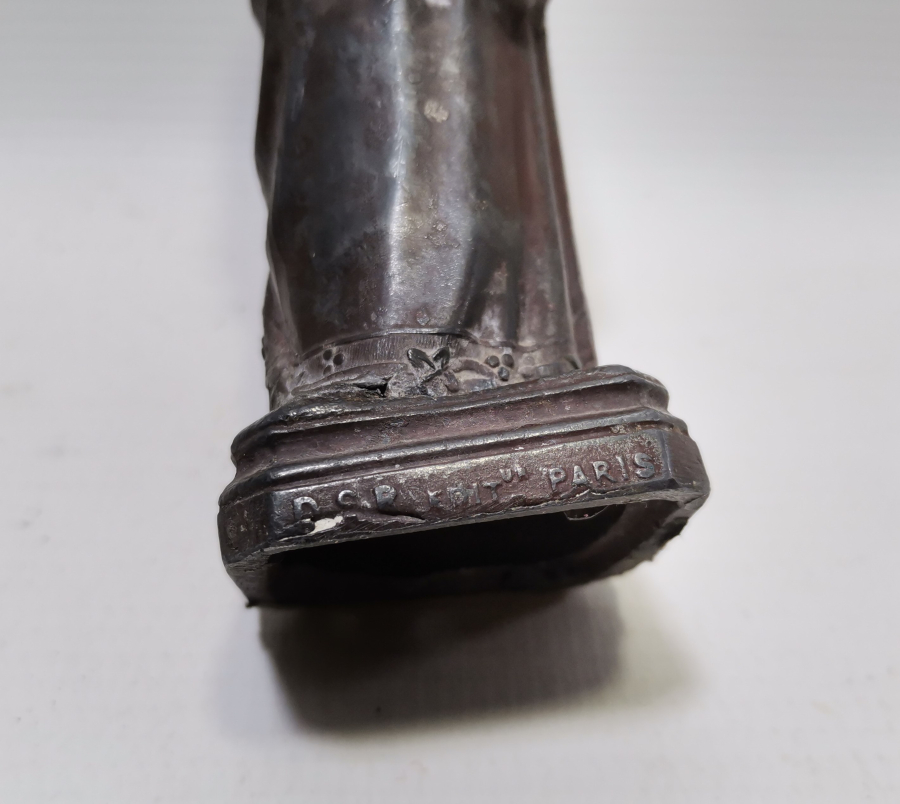 ANTİKA MERYEM VE İSA GÖRSELLİ TUTYA HEYKEL