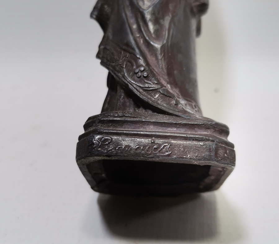 ANTİKA MERYEM VE İSA GÖRSELLİ TUTYA HEYKEL