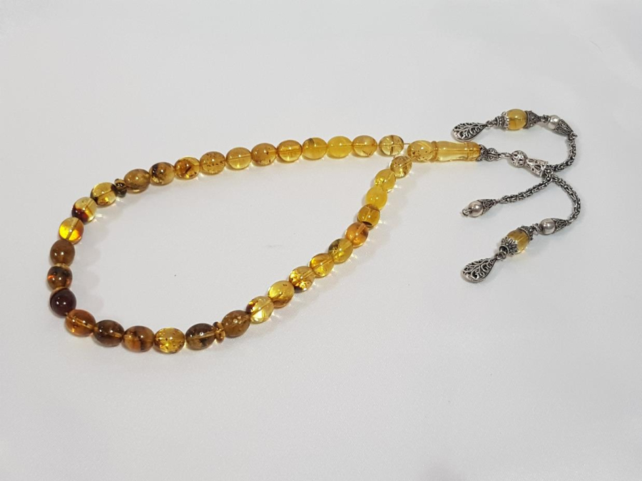 DOMİNİK DAMLA KEHRİBAR TESPİH