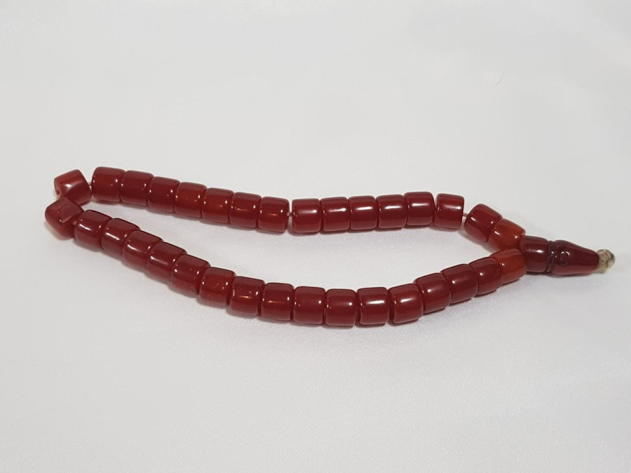 OSMANLI SIKMA KEHRİBAR TESPİH