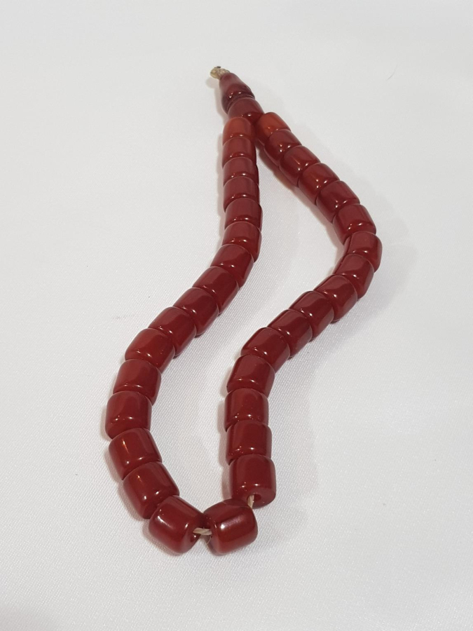 OSMANLI SIKMA KEHRİBAR TESPİH