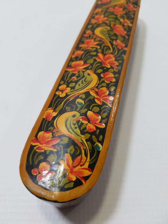 ANTİKA PAPIER MACHE KALEMDAN