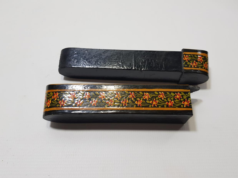 ANTİKA PAPIER MACHE KALEMDAN