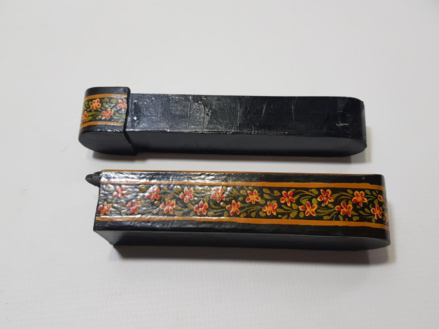 ANTİKA PAPIER MACHE KALEMDAN