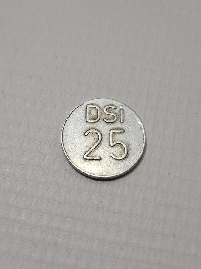 ÇOK NADİR DSİ 25 KURUŞ JETON