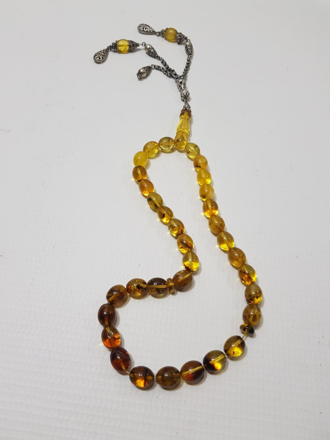 DOMİNİK DAMLA KEHRİBAR TESPİH