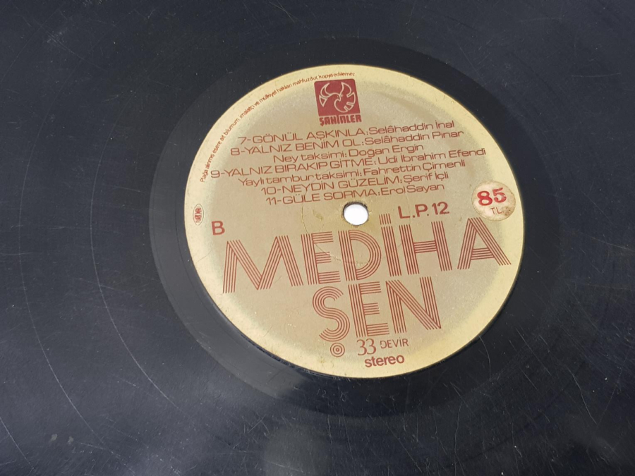 MEDİHA ŞEN SANCAKOĞLU 3 ADET LONGPLAY PLAK