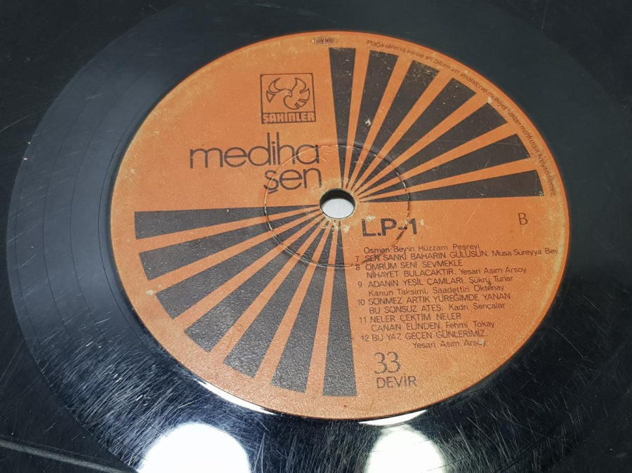 MEDİHA ŞEN SANCAKOĞLU 3 ADET LONGPLAY PLAK