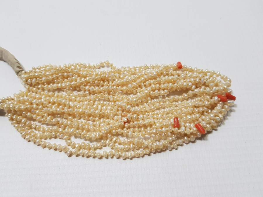 OSMANLI DÖNEMİ MERCANLI KUM İNCİ GERDANLIK