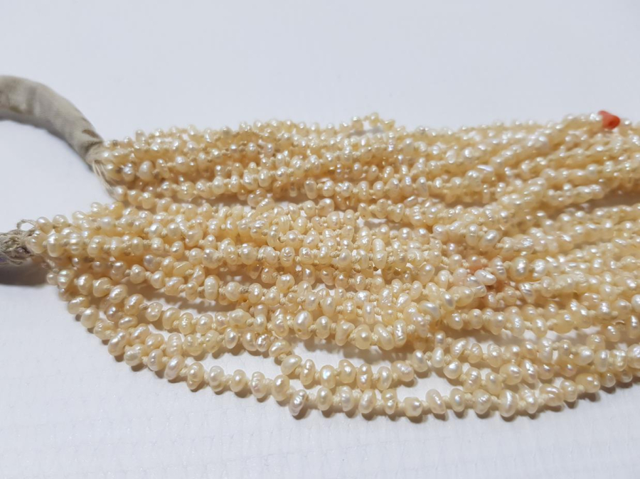 OSMANLI DÖNEMİ MERCANLI KUM İNCİ GERDANLIK