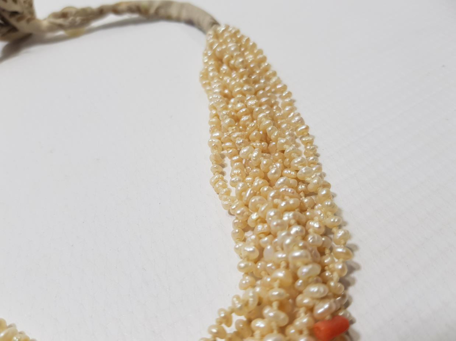 OSMANLI DÖNEMİ MERCANLI KUM İNCİ GERDANLIK