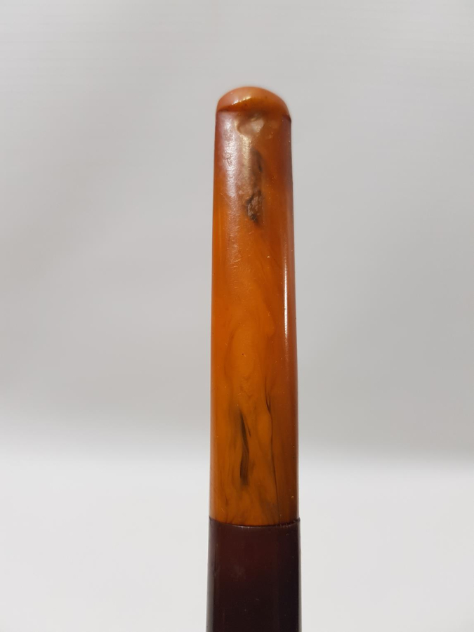 OSMANLI DÖNEMİ ORJİNAL KUTUSUNDA KEHRİBAR VE LÜLE TAŞLI PİPO