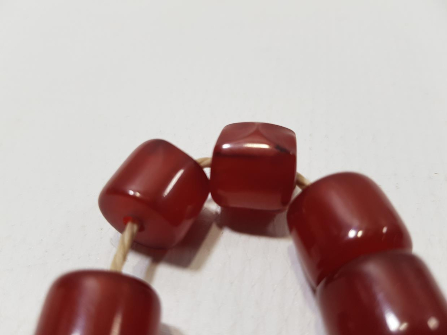 OSMANLI SIKMA KEHRİBAR TESPİH